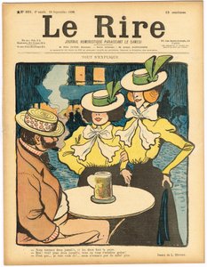 Titelblatt von „Le Rire“, Satirique en Couleurs