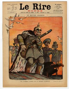 Cover von „Le Rire rouge“, Satire in Farben von Lucien Metivet