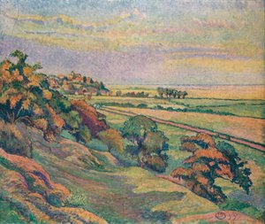 Rye von Cadborough, Sonnenuntergang, 1913