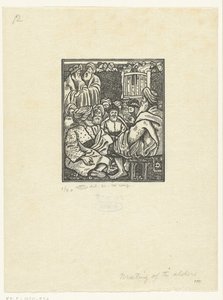 Begegnung von Boas mit den zehn Ältesten von Lucien Pissarro