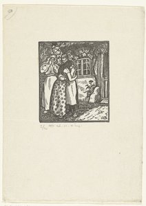 Ruth und Naomi umarmen sich