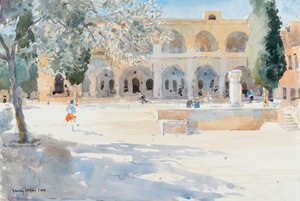 Batei Mahase Platz, Alt-Jerusalem von Lucy Willis