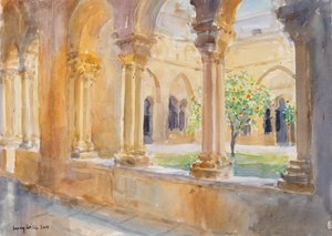 Kloster der Heiligen Katharina, Bethlehem, Israel von Lucy Willis