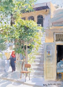 Stufen an der Zitadelle, Aleppo, Syrien