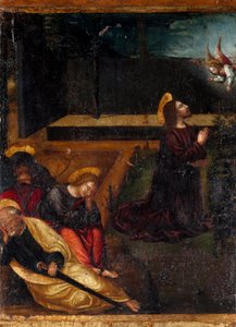 Gebet im Garten Gethsemane. Serie der 15 Geheimnisse des Rosenkranzes von Ludovico Brea