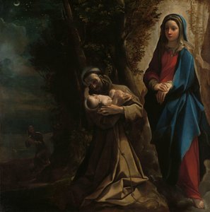 Die Vision des Heiligen Franziskus von Assisi von Ludovico Carracci