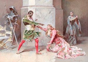 Illustration zu Shakespeares Othello von Ludovico Marchetti