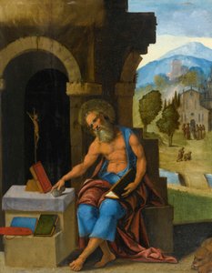 Der heilige Hieronymus in Kontemplation