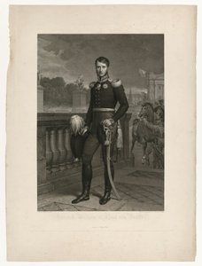 Friedrich Wilhelm III. auf der Place de la Concorde von Ludwig Buchhorn