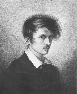 Selbstporträt, 1813 von Ludwig Emil Grimm