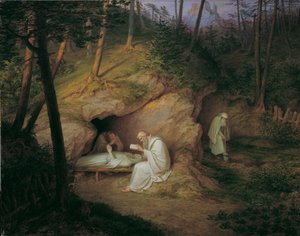 Der tote Eremit von Ludwig Ferdinand Schnorr von Carolsfeld