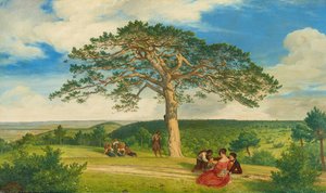 Die Breite Föhre nächst der Brühl bei Mödling, 1838 von Ludwig Ferdinand Schnorr von Carolsfeld