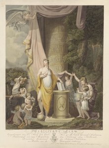 Allegorie auf das vergangene achtzehnte Jahrhundert von Ludwig Gottlieb Portman