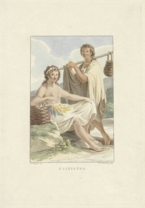 Bewohner der Insel Ulietea (Raiatea) von Ludwig Gottlieb Portman