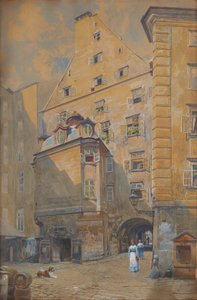 Der Dreifaltigkeitshof in Wien von Ludwig Hans Fischer