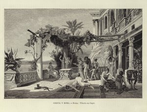 Griechenland und Rom - Rom: Tiberius in Capri von Ludwig Hans Fischer
