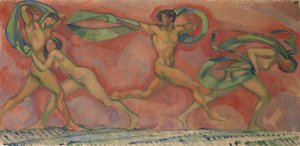 Tanzfries, 1912 von Ludwig von Hofmann
