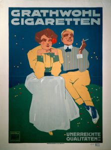 Grathwohl Zigaretten von Ludwig Hohlwein