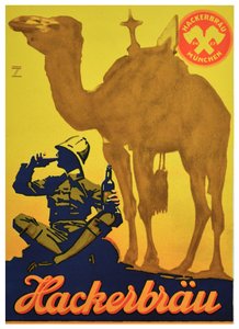 Werbeplakat für Hackerbrau Bier, ca. 1930