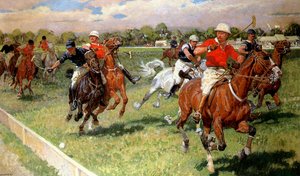 Ein Polospiel von Ludwig Koch