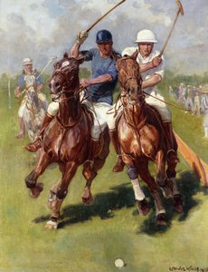 Ein Polospiel von Ludwig Koch