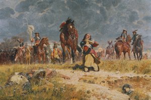 Gebet vor der Schlacht von Ludwig Koch