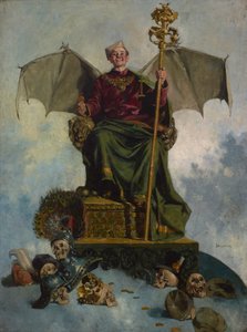 Allegorie des Satans (Herr der Welt), c.1900 von Ludwik Stasiak