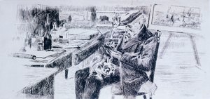 Porträt des Malers Giovanni Fattori