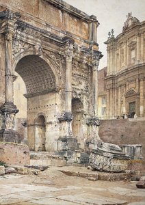 Der Bogen des Septimius Severus in Rom