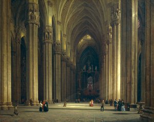Innenraum des Mailänder Doms von Luigi Bisi