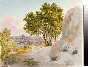 Panoramaansicht von Florenz von Luigi Garibbo