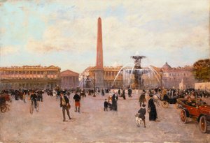 La Place de la Concorde von Luigi Loir