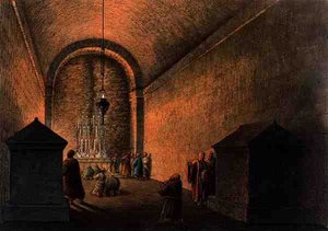 Kapelle des Kalvarienbergs in Jerusalem, aus 