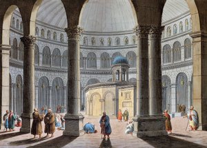 Kirche des Heiligen Grabes, Jerusalem von Luigi Mayer
