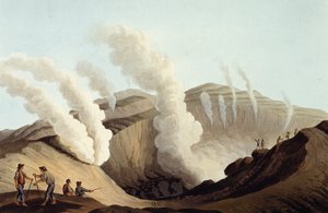 Krater auf der Insel Vulcano von Luigi Mayer