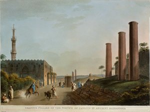 Granitsäulen des Portikus von Canopus (Alexandria, Ägypten)