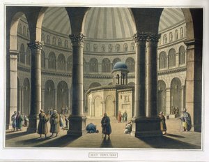 Das Heilige Grab, veröffentlicht von William Watts, 1806 von Luigi Mayer