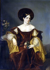 Maria de la Felicidad Malibran (1808-1836) Gemälde von Luigi Pedrazzi. Museo della Scala in Mailand von Luigi Pedrazzi
