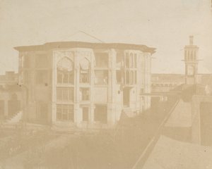 Teheran. Haus des Premierministers Nezanneh, 1858 von Luigi Pesce