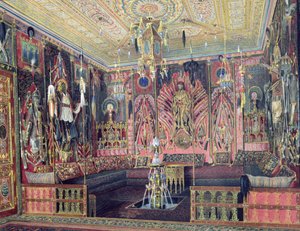 Die arabische Halle im Katharinenpalast in Zarskoje Selo, ca. 1850