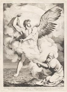 Der Engel der Apokalypse erscheint dem Heiligen Johannes