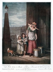 Milch unter Mägden, 1793 von Luigi Schiavonetti