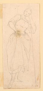 Stehende Frau