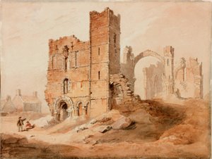 Lindisfarne Abbey - Westfront