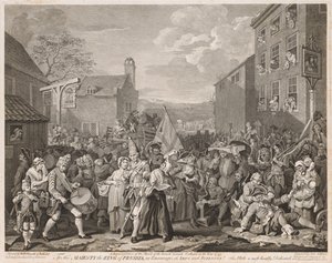 Marsch nach Finchley im Jahr 1746 (nach Hogarth)