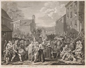 Marsch nach Finchley im Jahr 1746 Nach Hogarth, 1750