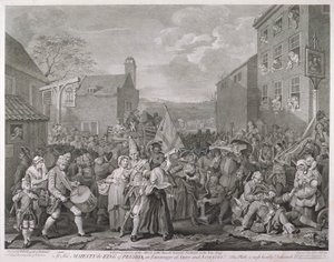Der Marsch nach Finchley, 1761