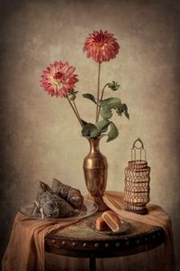 Dahlien Herbstleckereien von Lydia Jacobs