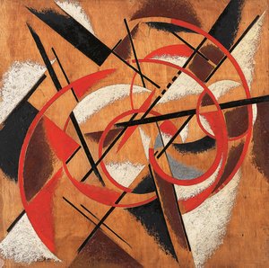 Raumkraftkonstruktion, 1920-1921 von Lyubov Sergeevna Popova