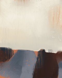Erdiger Abstrakter Horizont von MANSI SAXENA